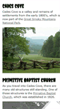 Mobile Screenshot of hauntedcadescove.com