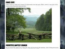 Tablet Screenshot of hauntedcadescove.com